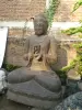 Product image 3 of the product “Sitting Buddha - Indian style. 240cm height. Painted in the color antique finish 240 cm”